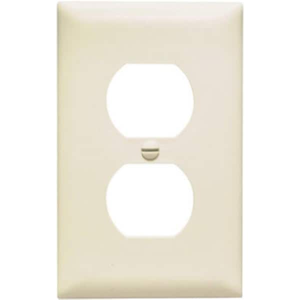 Nextgen TP8LACP10 1 Gang1 Duplex Outlet Opening Nylon Wall Plate - Light Almond, 10PK - NE586361
