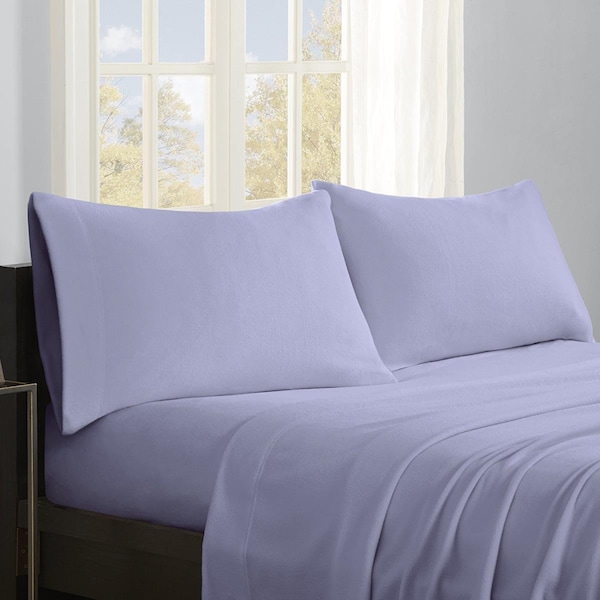 True North By Sleep Philosophy True North Micro Fleece Lavender Sheet Set - King - SHET20-795