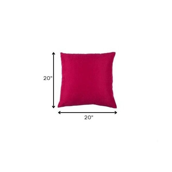 Homeroots Pink Honey Decorative Throw Pillow Cover2 Piece 20 x 20 in. - 355649