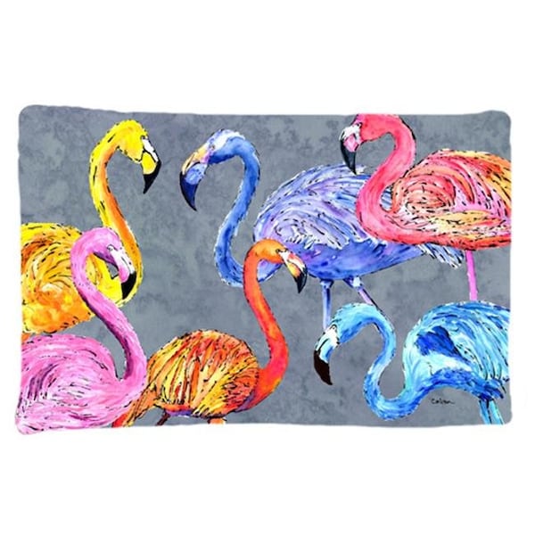 Jensendistributionservices Flamingo Six Senses Moisture Wicking Fabric Standard Pillowcase - MI757845