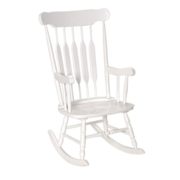 Gift Mark Gift Mark 4300W Adult Rocking Chair; White - 4300W