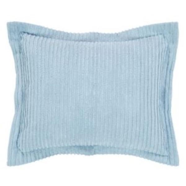 Better Trends Jullian Cotton Pillow Sham, Blue - Standard Size - SHASP2127BL