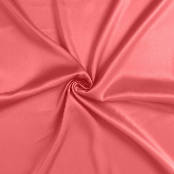 Homeroots 20 x 30 in. Coral Dreamy Silky Satin Queen Size Pillowcases - 387892