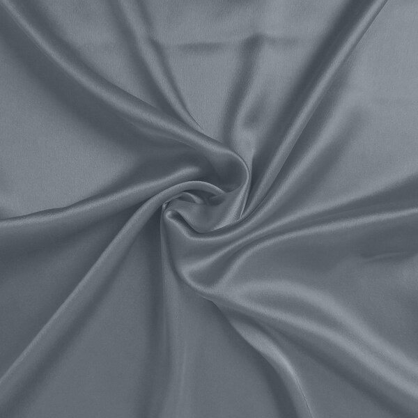 Homeroots 20 x 30 in. Dark Gray Dreamy Silky Satin Queen Size Pillowcases - 387909