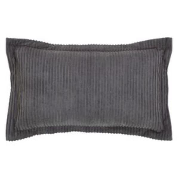 Better Trends Jullian Cotton Pillow Sham, Gray - King Size - SHASP2036GRY