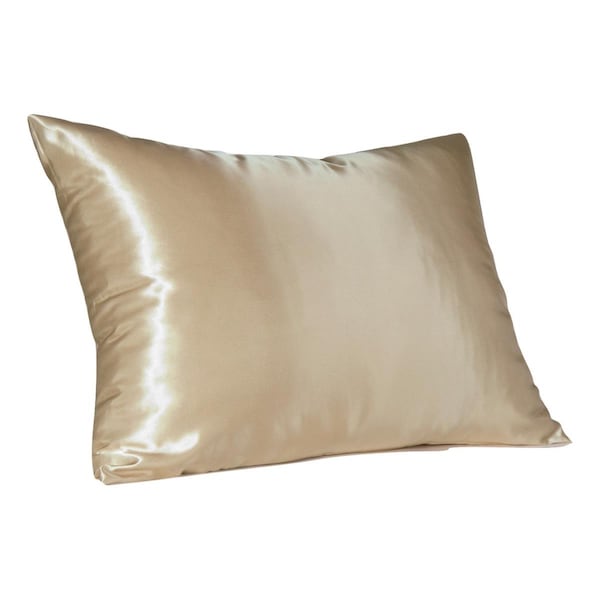Sweet Dreams Satin Pillowcase with Hidden Zipper Standard - Champagne - 4100SCHM