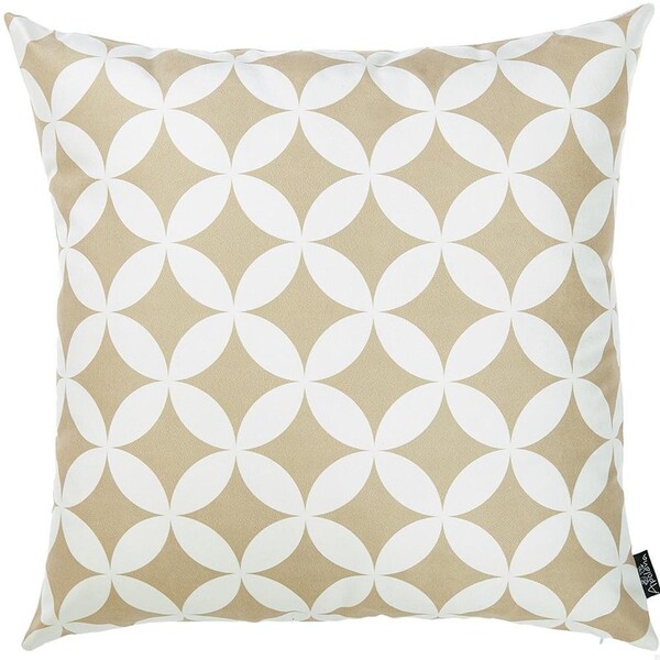 Homeroots Multi Color Tropical Deco Printed Decorative Throw Pillow Cover 18 x 18 in. - 355448
