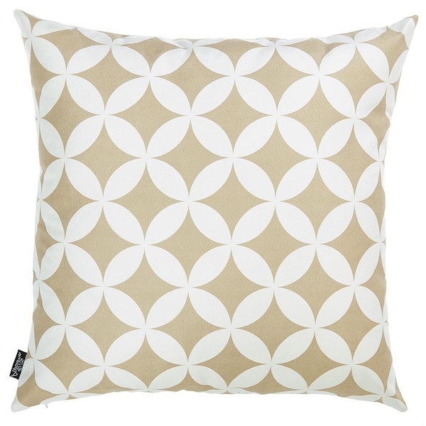 Homeroots Multi Color Tropical Deco Printed Decorative Throw Pillow Cover 18 x 18 in. - 355448