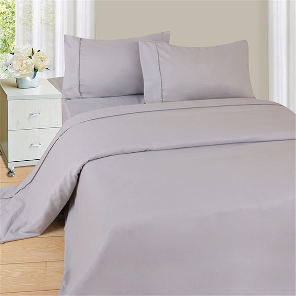 Bedford Homes 1200 Series 4 Piece Full Size Sheet Set - Silver - 66A-34116
