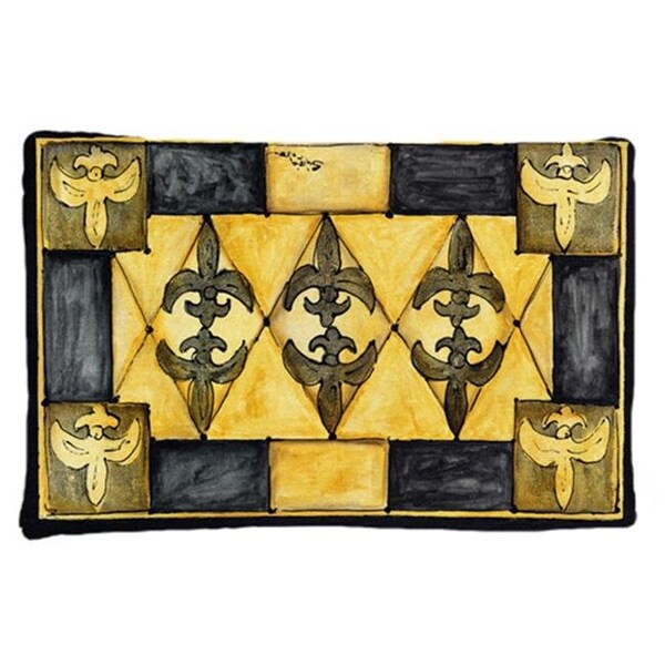 Carolines Treasures Carolines Treasures 8089PILLOWCASE 20.5 x 30 in. Fleur De Lis Moisture Wicking Fabric Standard Pillow Case - 8089PILLOWCASE