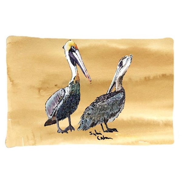 Carolines Treasures Carolines Treasures 8408PILLOWCASE 20.5 x 30 in. Pelican Moisture Wicking Fabric Standard Pillow Case - 8408PILLOWCASE