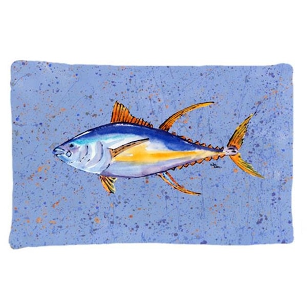 Carolines Treasures Carolines Treasures 8535PILLOWCASE 20.5 x 30 in. Tuna Fish Moisture Wicking Fabric Standard Pillow Case - 8535PILLOWCASE