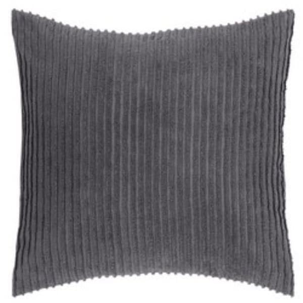Convenience Concepts Jullian Cotton Pillow Sham, Gray - Euro Size - HI1886475