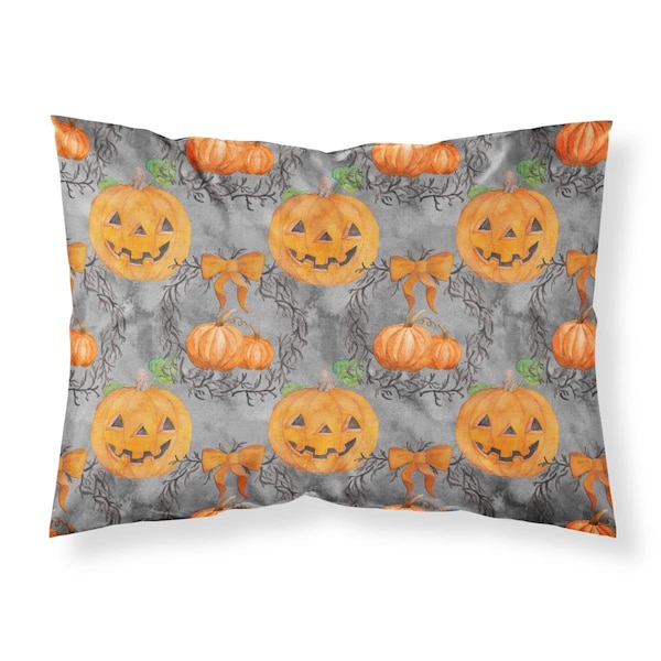 Carolines Treasures Carolines Treasures BB7521PILLOWCASE Watecolor Halloween Pumpkins Fabric Standard Pillowcase - BB7521PILLOWCASE