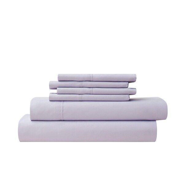 Bamboo Comfort Bamboo 6-Piece Luxury Sheet Set - Twin - Lilac - 1300TWLIL