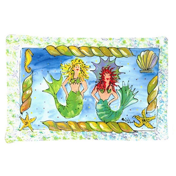Carolines Treasures 20.5 x 30 in. Mermaid Moisture Wicking Fabric Standard Pillow Case - 8083PILLOWCASE