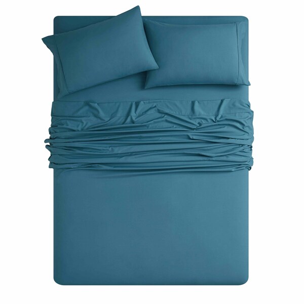 Bamboo Comfort Bamboo 6-Piece Luxury Sheet Set - King - Teal - 1300KGTL