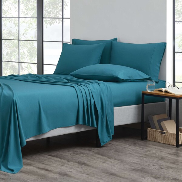 Bamboo Comfort Bamboo 6-Piece Luxury Sheet Set - Full - Teal - 1300FLTL