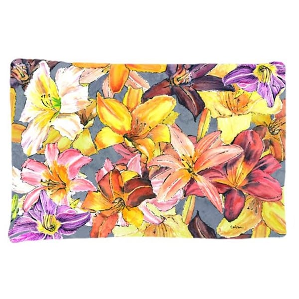 Carolines Treasures Carolines Treasures 8892PILLOWCASE 20.5 x 30 in. Day Lillies Moisture Wicking Fabric Standard Pillow Case - 8892PILLOWCASE