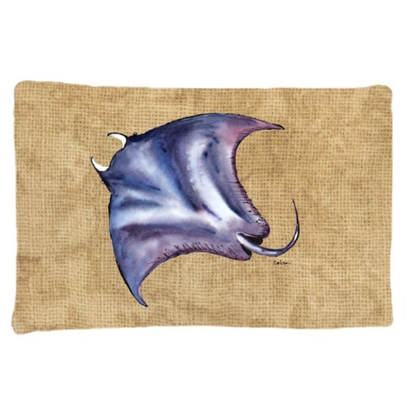Carolines Treasures 20.5 x 30 in. Stingray Moisture Wicking Fabric Standard Pillow Case - 8814PILLOWCASE