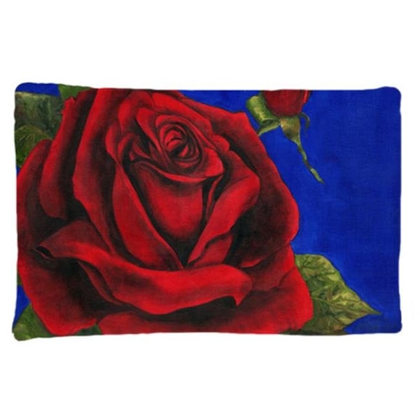 Carolines Treasures Carolines Treasures TMTR0226PILLOWCASE Rose by Malenda Trick Fabric Standard Pillowcase - TMTR0226PILLOWCASE