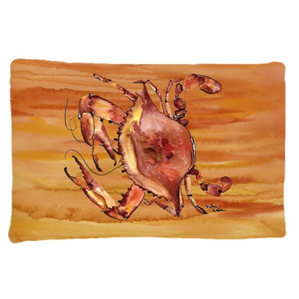 Carolines Treasures 20.5 x 30 in. Crab Moisture Wicking Fabric Standard Pillow Case - 8139PILLOWCASE