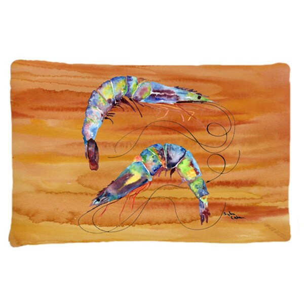 Carolines Treasures 20.5 x 30 in. Shrimp Moisture Wicking Fabric Standard Pillow Case - 8145PILLOWCASE