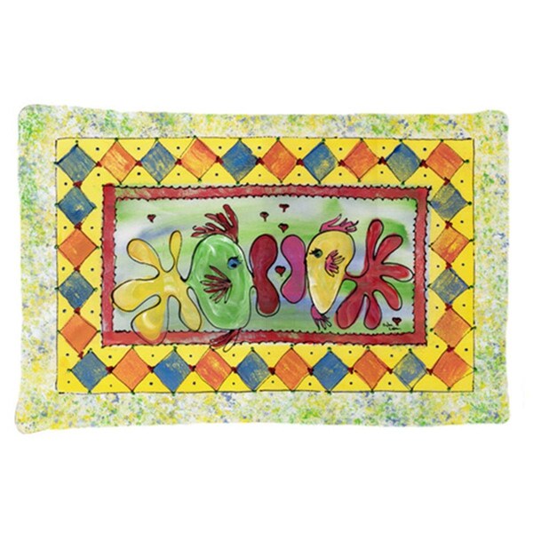 Carolines Treasures 20.5 x 30 in. Kissing Fish Moisture Wicking Fabric Standard Pillow Case - 8074PILLOWCASE