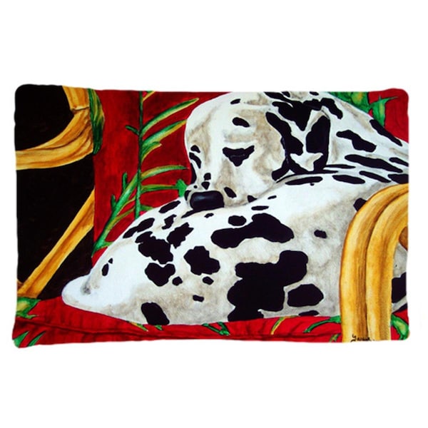 Jensendistributionservices Sunday Nap Dalmatian Fabric Standard Pillowcase - MI2103691
