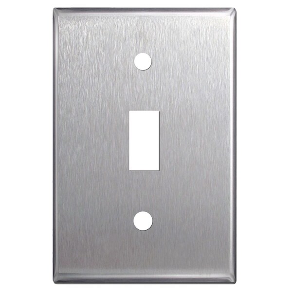 Electriduct Stainless Steel Wall Plates Light Switch Covers - Electriduct - WP-ED-SS-1G-1T-5PK