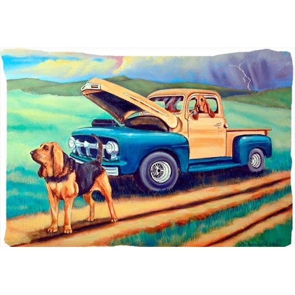 Carolines Treasures Carolines Treasures 7513PILLOWCASE 20.5 x 30 in. Bloodhound Moisture Wicking Fabric Standard Pillowcase - 7513PILLOWCASE