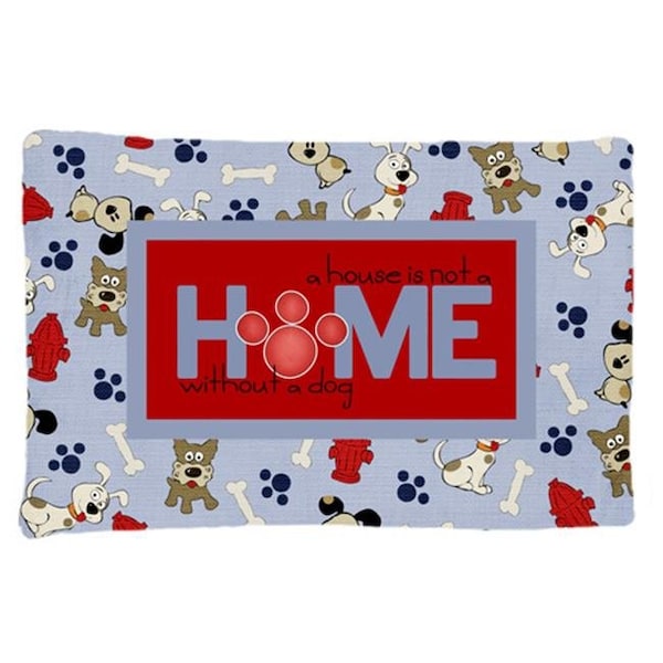 Carolines Treasures Carolines Treasures SB3052PILLOWCASE A House Is Not A Home Without A Dog Moisture Wicking Fabric Standard Pillowcase - SB3052PILLOWCASE