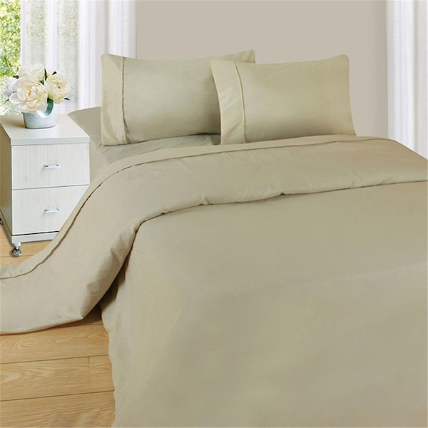 Bedford Homes 1200 Series 4 Piece Queen Size Sheet Set - Bone - 66A-34239