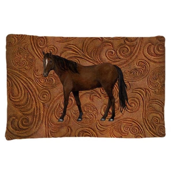 Carolines Treasures Carolines Treasures SB3066PILLOWCASE Horse Moisture Wicking Fabric Standard Pillowcase - SB3066PILLOWCASE