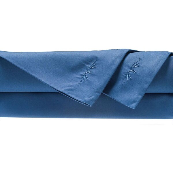 Bedvoyage Split King, Rayon from Bamboo Sheet Set - Indigo - 10981944