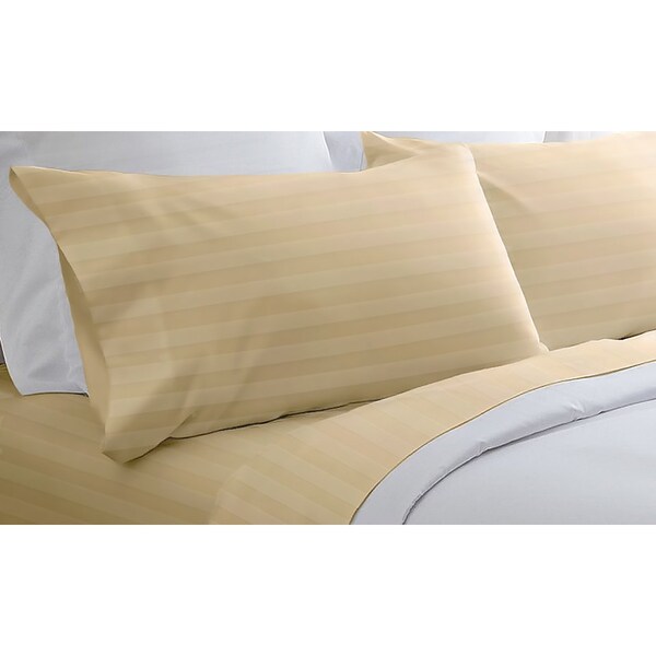 Hotel Grand 1000tc Cabana Sheet Set, Gold, Full - 652826