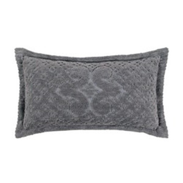 Convenience Concepts Ashton Cotton Pillow Sham, Gray - King Size - HI2145365