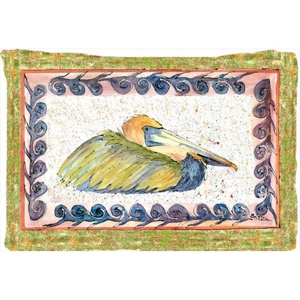 Carolines Treasures Carolines Treasures 8053PILLOWCASE 20.5 x 30 in. Bird - Pelican Moisture Wicking Fabric Standard Pillowcase - 8053PILLOWCASE