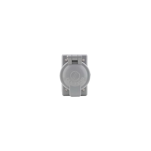 Leviton Wallplates Gy Cover Plate Rec 1G Wr 50Amp - 7770