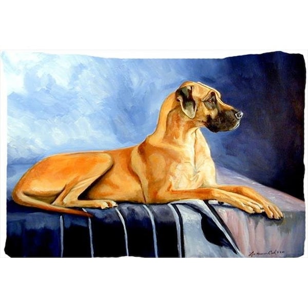 Carolines Treasures Carolines Treasures 7204PILLOWCASE 20.5 x 30 in. Natural Fawn Great Dane Moisture Wicking Fabric Standard Pillowcase - 7204PILLOWCASE