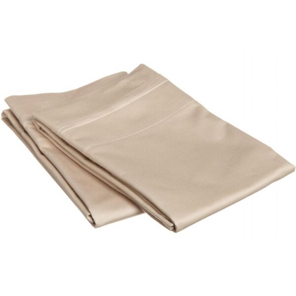 Impressions By Luxor Treasures Egyptian Cotton 650 Thread Count Solid Pillowcase Set Standard-Linen - 650SDPC SLLN