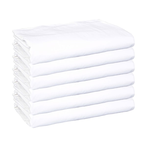 Monarch Brands Lulworth T200 Flat Bed Sheets - Queen, 6PK - PK-T200-90115-6PK