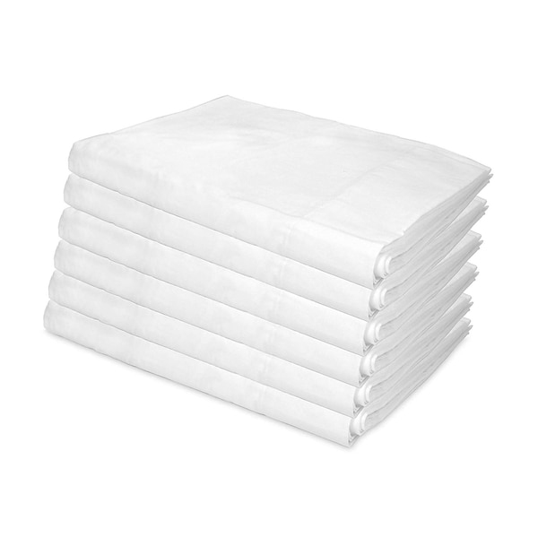 Monarch Brands Lulworth T200 Flat Bed Sheets - King, 6PK - PK-T200-108115-6PK