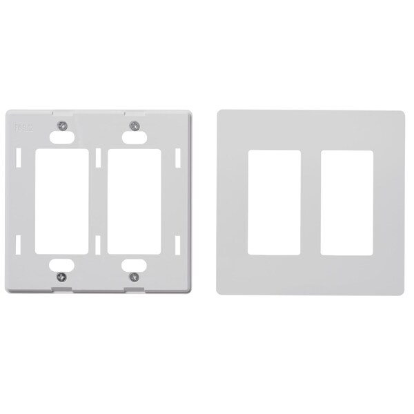 Faith Wall Plate, Number of Gangs: 2-Gang Plastic, White - SWP2-WH-120