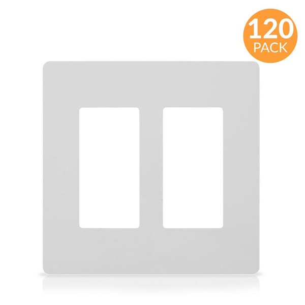 Faith Wall Plate, Number of Gangs: 2-Gang Plastic, White - SWP2-WH-120