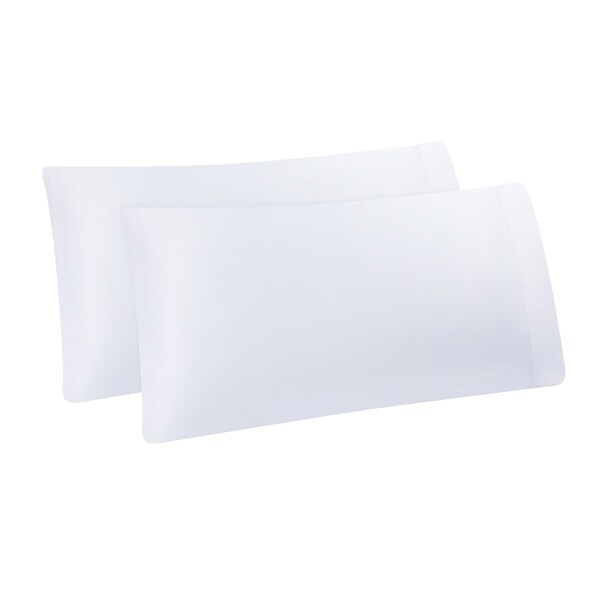 Monarch Brands Aston & Arden Tencel Pillowcase Standard, White, 2PK - P-SS-SP-400-WH