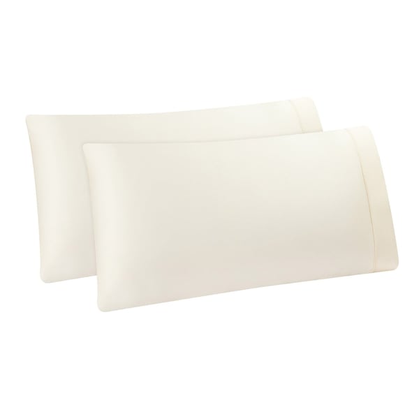 Monarch Brands Aston & Arden Tencel Pillowcase Standard, Cream, 2PK - P-SS-SP-400-CR