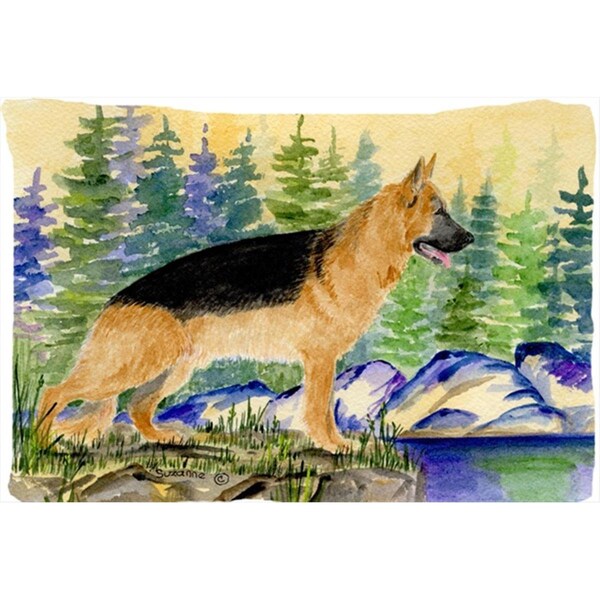 Micasa 20.5 x 30 in. German Shepherd Moisture Wicking Fabric Standard Pillowcase - MI54474