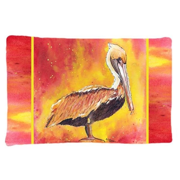 Carolines Treasures Carolines Treasures 8344PILLOWCASE 20.5 x 30 in. Pelican Moisture Wicking Fabric Standard Pillow Case - 8344PILLOWCASE