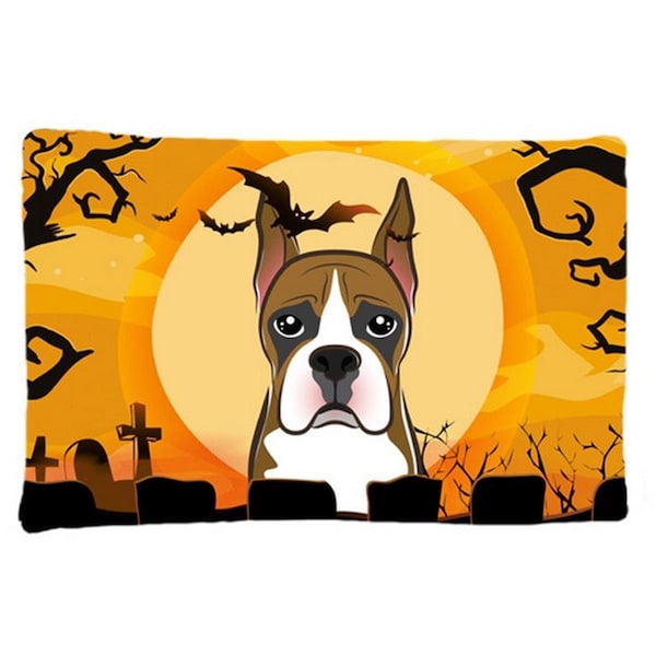 Carolines Treasures Halloween Boxer Fabric Standard Pillowcase - BB1781PILLOWCASE